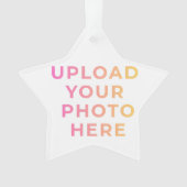 Custom Ornament | Photo, Name & Family Keepsake オーナメント (正面)