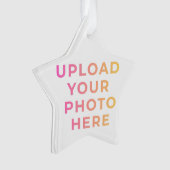 Custom Ornament | Photo, Name & Family Keepsake オーナメント (正面)