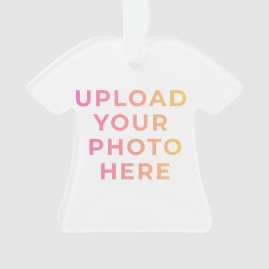 Custom Ornament | Photo, Name & Family Keepsake オーナメント (正面)