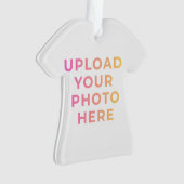 Custom Ornament | Photo, Name & Family Keepsake オーナメント (正面)