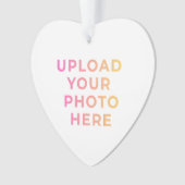 Custom Ornament | Photo, Name & Family Keepsake オーナメント (正面)