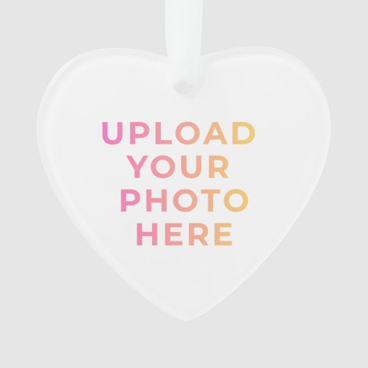 Custom Ornament | Photo, Name & Family Keepsake オーナメント (正面)