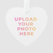 Custom Ornament | Photo, Name & Family Keepsake オーナメント (裏面)