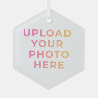 Custom Ornament | Photo, Name & Family Keepsake ガラスオーナメント