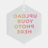Custom Ornament | Photo, Name & Family Keepsake ガラスオーナメント (裏面)