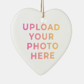 Custom Ornament | Photo, Name & Family Keepsake セラミックオーナメント (右)