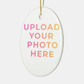 Custom Ornament | Photo, Name & Family Keepsake セラミックオーナメント (左)