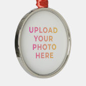 Custom Ornament | Photo, Name & Family Keepsake メタルオーナメント (右)