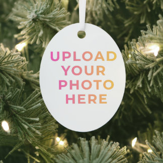 Custom Ornament | Photo, Name & Family Keepsake メタルオーナメント