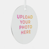 Custom Ornament | Photo, Name & Family Keepsake メタルオーナメント (正面右)
