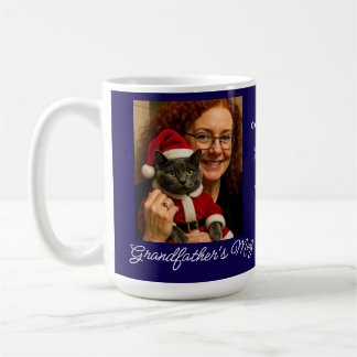 Custom Our Best Christmas ,Cat And Owner Photo コーヒーマグカップ