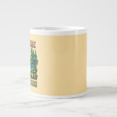 Custom Outdoor Nature Scene Pixel Art Graphic  ジャンボコーヒーマグカップ (正面)