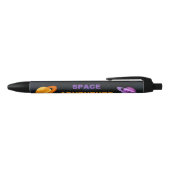 Custom Outer Space Adventure Pen Black Ink  黒ボールペン (トップ)