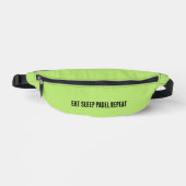 Custom Padel fanny pack with funny quote ファニーパック (正面)