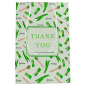 Custom Pandan Leaf Pattern Paper Bag ミディアムペーパーバッグ (正面)