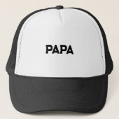 Custom PAPA Design – Personalized Father’s Day Gif キャップ (正面)