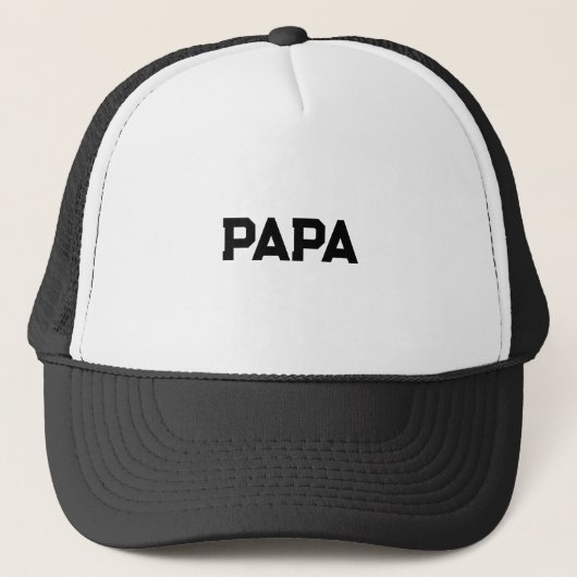 Custom PAPA Design – Personalized Father’s Day Gif キャップ (正面)