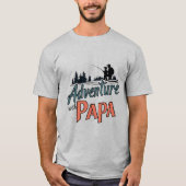 Custom Papa t Shirt, Father's Day Gift  Tシャツ (正面)