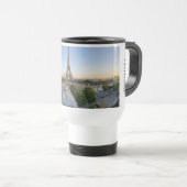 Custom  Paris panoramic skyline Travel  Mug トラベルマグ (正面右)
