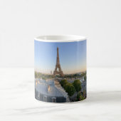 Custom Paris Panoramic Skyline View Eiffel Tower コーヒーマグカップ (中央)