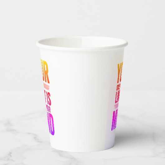 Custom Party Paper Cups | Disposable Birthday  紙コップ (左)