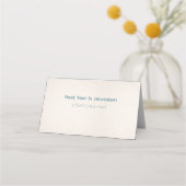 Custom Passover Modern Table Name Cards プレイスカード (裏面)