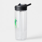 Custom Pastel Blue Shiba Inu Silhouette Bottle ウォーターボトル (左面)