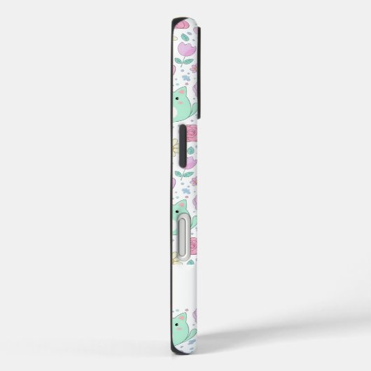 Custom Pastel Cat Pattern Phone Case  Case-Mate iPhoneケース (裏面 / 右)