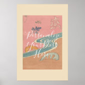 CUSTOM Pastel Gradient Pattern Art | Adachi Masato ポスター (正面)