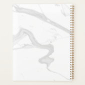 Custom Pastel Green Shiba Inu Silhouette  Notebook プランナー手帳 (裏面)