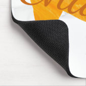 Custom Pastel Orange French Bulldog - Frenchie マウスパッド (コーナー)