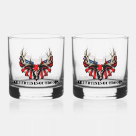 Custom patriotic Whiskey glass ウイスキーグラス