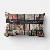 Custom Pawpaw 18 Photo Collage ランバークッション (正面)