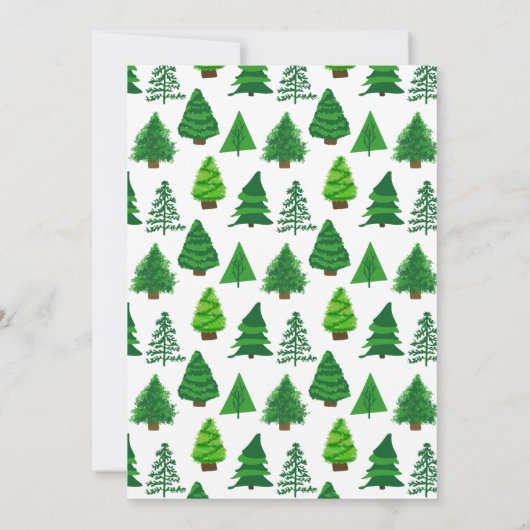 Custom Peace on Earth Holiday Party 招待状 (裏面)