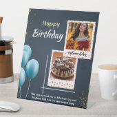 Custom Pedestal Signs | Personalized Photo & Text 台座サイン (インサイチュ)