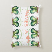 Custom Perfect Pear Crystal Valentine Gift アクセントクッション (正面(垂直))