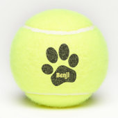 Custom Personalised Dog Tennis Balls テニスボール (裏面)