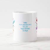 custom / personalised NEUROSPICY neurodiversity ジャンボコーヒーマグカップ (正面)