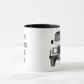 Custom Personalize Classic Land Rover  mug マグカップ (中央)