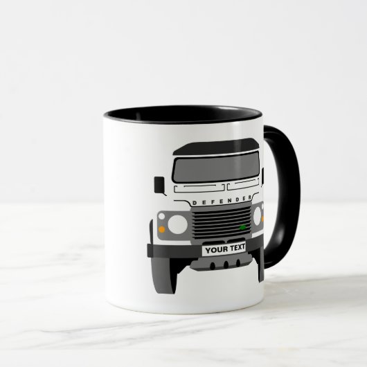 Custom Personalize Classic Land Rover  mug マグカップ (正面右)