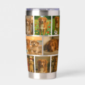 Custom personalized 16 photo collage template 保温保冷タンブラー (正面)