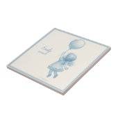 Custom personalized baby girl name  タイル (側面)