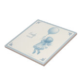 Custom personalized baby girl name  タイル (側面)