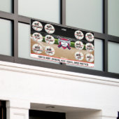 Custom Personalized Baseball Banner Ideas Team 横断幕 (ビルの外側)