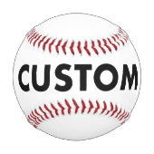 Custom Personalized Baseball Regulation Size 野球ボール (正面)