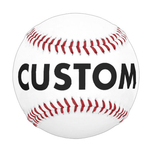 Custom Personalized Baseball Regulation Size 野球ボール (正面)