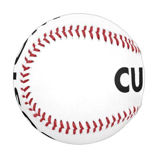 Custom Personalized Baseball Regulation Size 野球ボール (正面左)