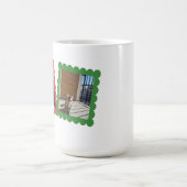 Custom Personalized Cat Photo - 2 Photo  モーフィングマグカップ (中央)