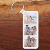 Custom Personalized Family Photo キーホルダー (正面)