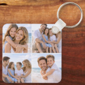 Custom Personalized Family Photo キーホルダー (裏面)